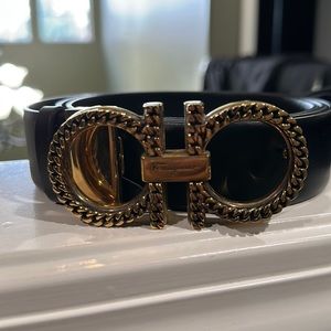 NEW Salvatore Ferragamo Gancini Belt. Retails $695!